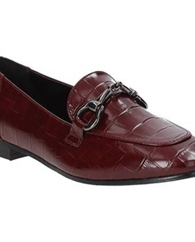Červené mokasíny Grace Shoes