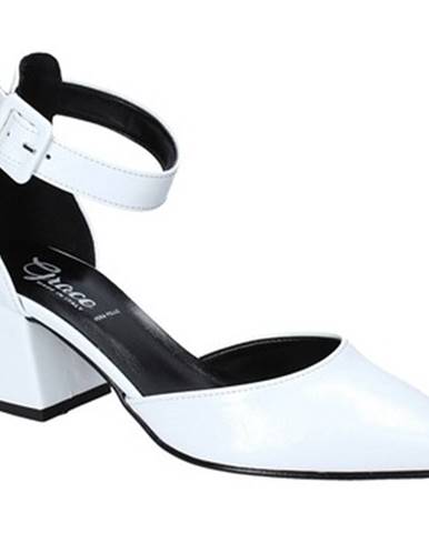 Biele lodičky Grace Shoes