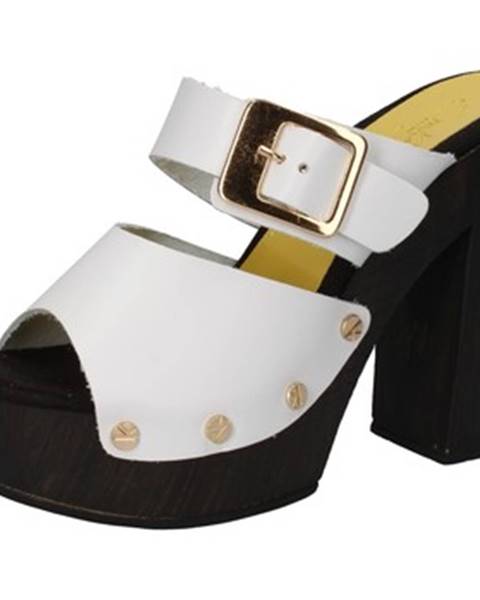 Biele sandále Suky Brand