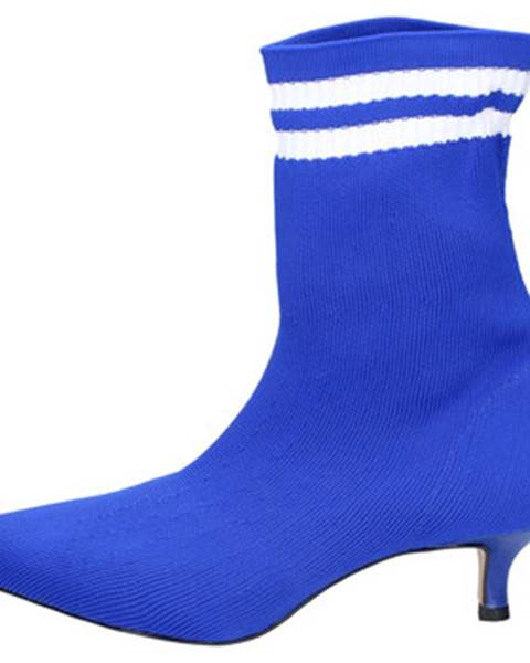 Modré topánky Olga Rubini