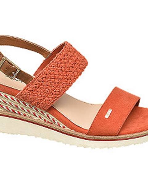 Oranžové sandále Esprit