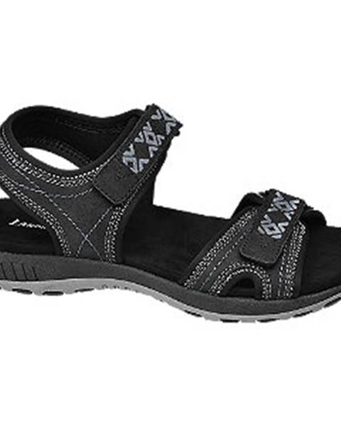 Čierne sandále Landrover