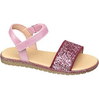 Ružové sandále na suchý zips Cupcake Couture