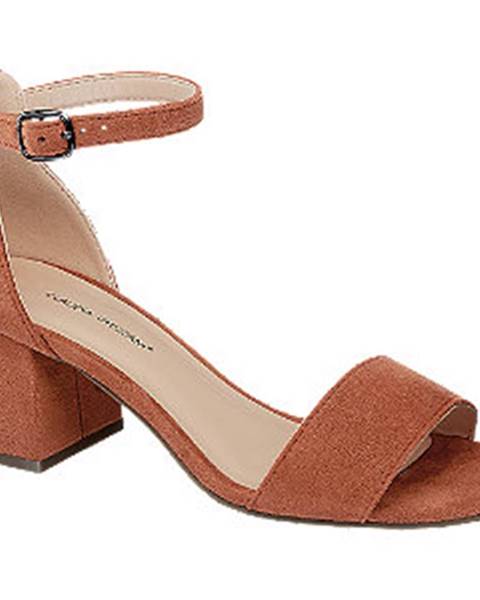 Oranžové sandále Claudia Ghizzani