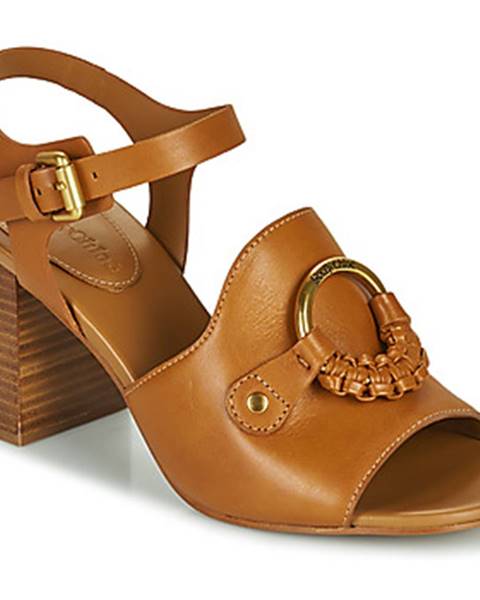 Hnedé sandále See by Chloé