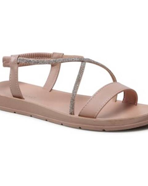 Ružové sandále Bassano