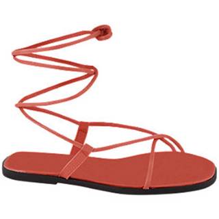 Červené sandále Vero Moda