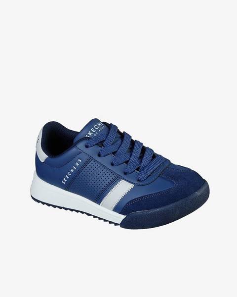 Modré topánky Skechers